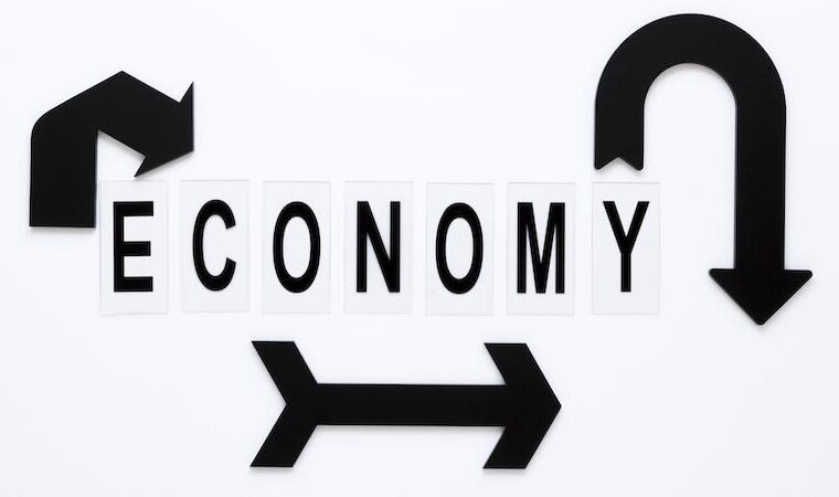 Bild ekonomi med pilar